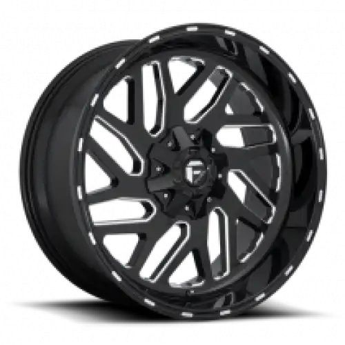 FUEL D581 TRITON GLOSS BLACK MILLED 6x135/139.7 20R 10 106.1 -18