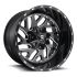 FUEL D581 TRITON GLOSS BLACK MILLED 8x170 24R 12 125.1 -44
