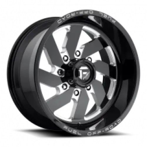 FUEL D582 TURBO GLOSS BLACK MILLED 8x165.1 20R 10 125.1 -18