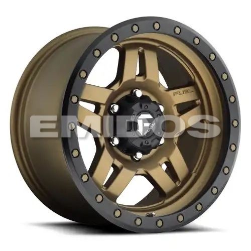FUEL D583 ANZA MATTE BRONZE BLACK BEAD RING 6x135 20R 9 87.1 1