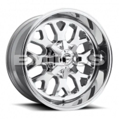 FUEL D586 TITAN HIGH LUSTER POLISHED 6x135/139.7 20R 9 106.1 1