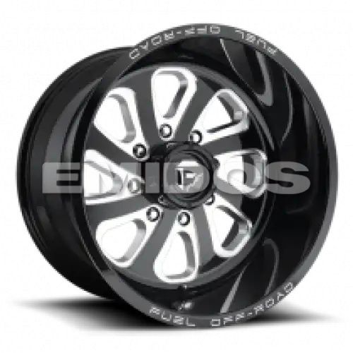 FUEL D587 FLOW GLOSS BLACK MILLED 8x165.1 20R 10 125.1 -18