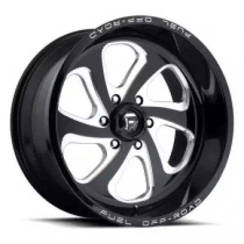 FUEL D587 FLOW GLOSS BLACK MILLED 6x139.7 20R 9 108 1