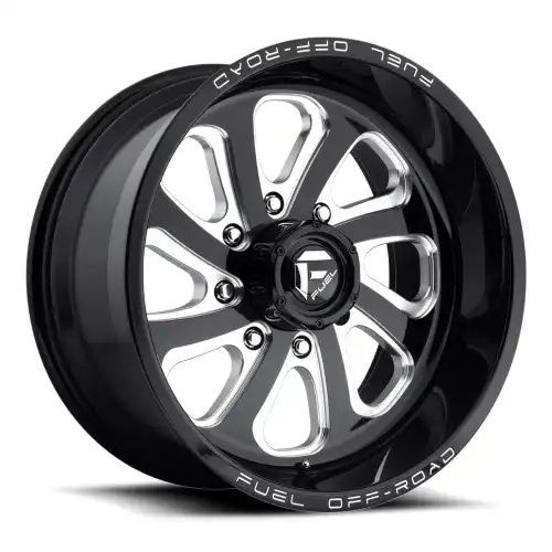 FUEL D587 FLOW GLOSS BLACK MILLED 6x139.7 20R 9 108 20