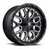 FUEL D588 TITAN GLOSS BLACK MILLED 8x165.1 20R 10 125.1 -18