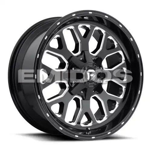 FUEL D588 TITAN GLOSS BLACK MILLED 6x135/139.7 20R 9 106.1 20