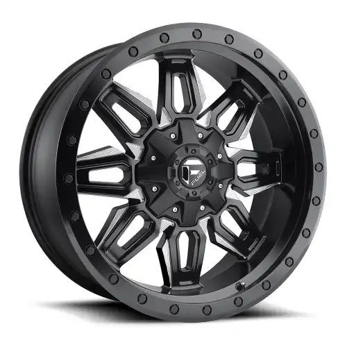 FUEL D591 NEUTRON MATTE BLACK MILLED 6x135/139.7 18R 9 106.1 20