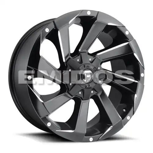 FUEL D592 RAZOR MATTE BLACK MILLED 5x114.3/127 17R 9 78.1 -12