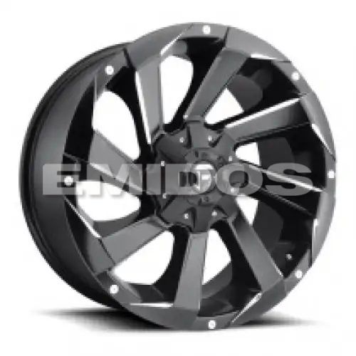 FUEL D592 RAZOR MATTE BLACK MILLED 5x139.7/150 20R 9 110.1 1