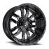 FUEL D595 SLEDGE GLOSS BLACK MILLED 6x135/139.7 20R 9 106.1 1