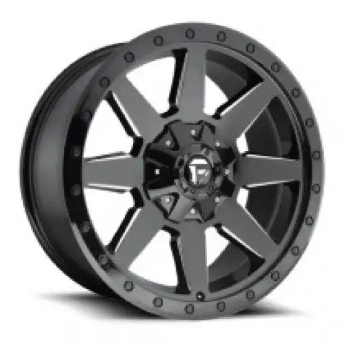 FUEL D597 WILDCAT GLOSS BLACK MILLED 8x170 20R 9 125.1 1
