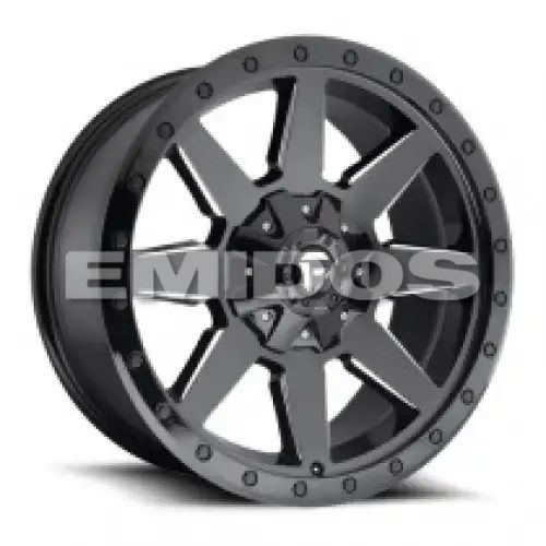 FUEL D597 WILDCAT GLOSS BLACK MILLED 8x170 20R 9 125.1 1