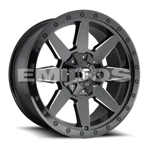 FUEL D597 WILDCAT GLOSS BLACK MILLED 8x165.1 20R 9 125.1 1