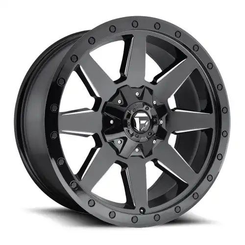 FUEL D597 WILDCAT GLOSS BLACK MILLED 6x135/139.7 20R 9 106.1 1