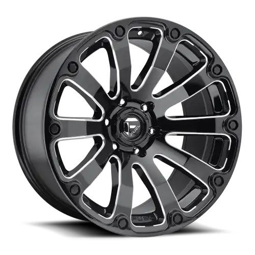 FUEL D598 DIESEL GLOSS BLACK MILLED 6x135 20R 9 87.1 20