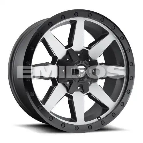 FUEL D599 WILDCAT MATTE GUN METAL BLACK BEAD RING 6x135/139.7 20R 9 106.1 1