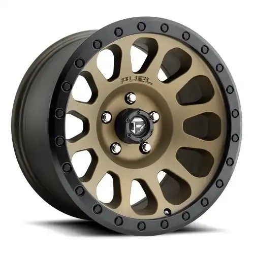 FUEL D600 VECTOR MATTE BRONZE BLACK BEAD RING 6x139.7 17R 8.5 108 7