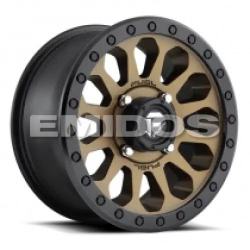 FUEL D600 VECTOR MATTE BRONZE BLACK BEAD RING 5x120 17R 8.5 65.07 20