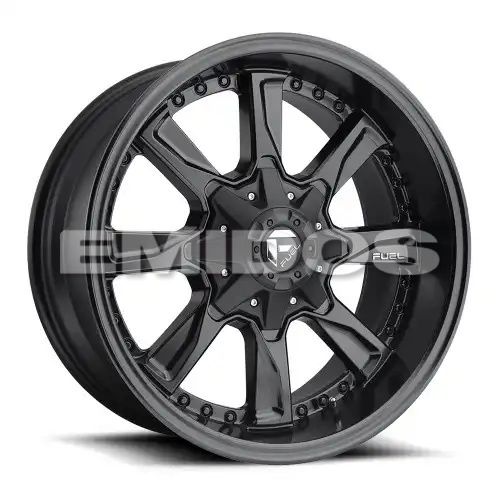 FUEL D604 HYDRO MATTE BLACK 8x165.1 18R 9 125.1 1