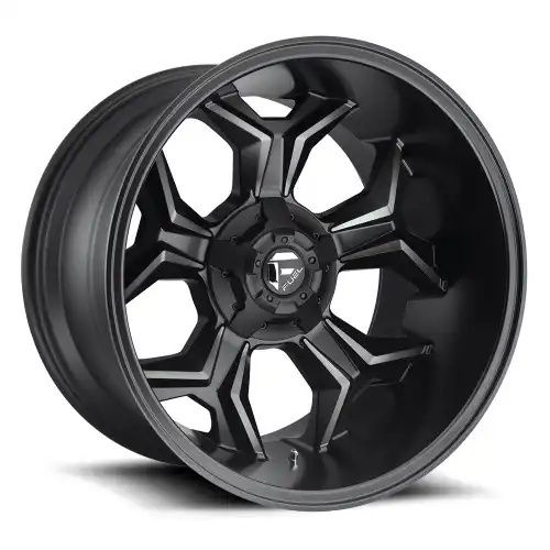 FUEL D605 AVENGER MATTE BLACK DOUBLE DARK TINT 5x114.3/127 20R 10 78.1 -18
