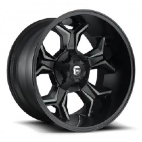FUEL D605 AVENGER MATTE BLACK DOUBLE DARK TINT 6x135/139.7 R 12 106.1 -44