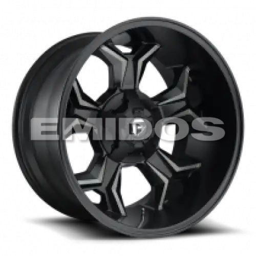 FUEL D605 AVENGER MATTE BLACK DOUBLE DARK TINT 6x135/139.7 R 12 106.1 -44