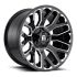 FUEL D607 WARRIOR GLOSS BLACK MILLED 8x180 20R 10 124.2 -18