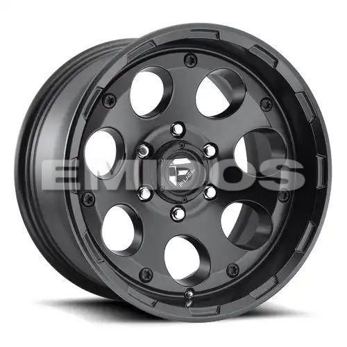 FUEL D608 ENDURO MATTE BLACK 6x139.7 18R 9 108 -12