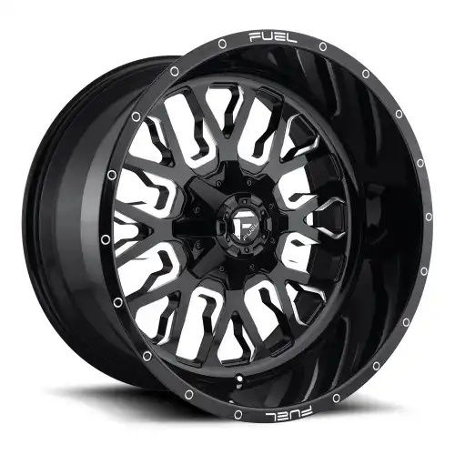 FUEL D611 STROKE GLOSS BLACK MILLED 6x135/139.7 18R 9 106.1 -12