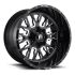 FUEL D611 STROKE GLOSS BLACK MILLED 4x156 22R 7 110.1 13