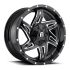 FUEL D613 ROCKER GLOSS BLACK MILLED 8x180 20R 9 124.2 20