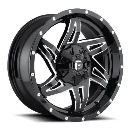 FUEL D613 ROCKER GLOSS BLACK MILLED 8x165.1 20R 9 125.1 1