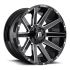 FUEL D615 CONTRA GLOSS BLACK MILLED 5x114.3/127 18R 9 78.1 1
