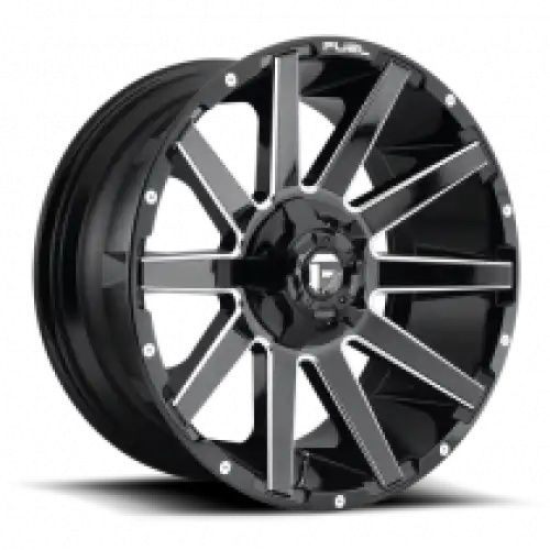 FUEL D615 CONTRA GLOSS BLACK MILLED 6x135/139.7 20R 9 106.1 1