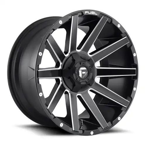 FUEL D616 CONTRA MATTE BLACK MILLED 6x120/139.7 20R 9 78.1 19