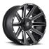 FUEL D616 CONTRA MATTE BLACK MILLED 8x165.1 20R 9 125.1 1