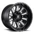 FUEL D620 HARDLINE GLOSS BLACK MILLED 8x165.1 17R 9 125.1 1