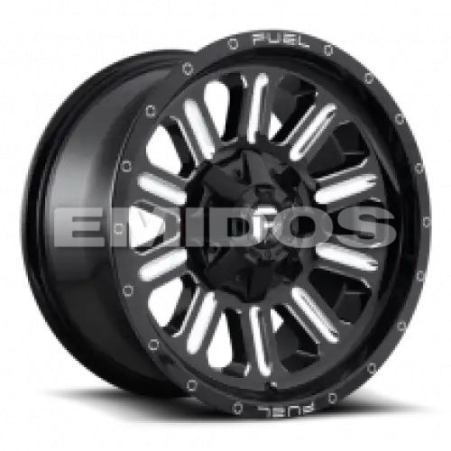 FUEL D620 HARDLINE GLOSS BLACK MILLED 6x135/139.7 R 9 106.1 1