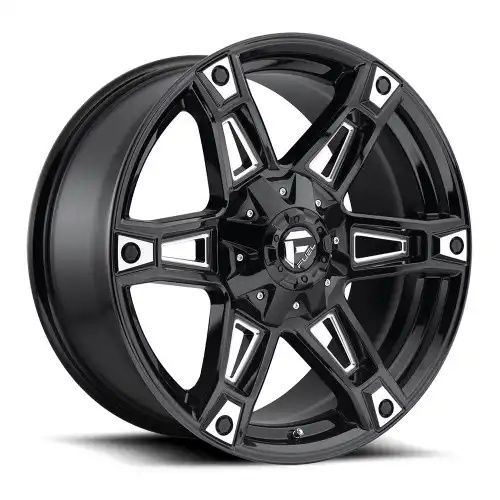 FUEL D622 DAKAR GLOSS BLACK MILLED 5x139.7/150 20R 9 110.1 20