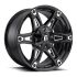 FUEL D622 DAKAR GLOSS BLACK MILLED 5x139.7/150 20R 9 110.1 20