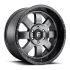 FUEL D628 BAJA MATTE GUN METAL BLACK LIP 8x165.1 20R 9 125.1 20