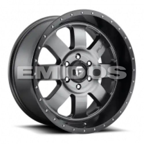 FUEL D628 BAJA MATTE GUN METAL BLACK LIP 6x135 20R 9 87.1 20