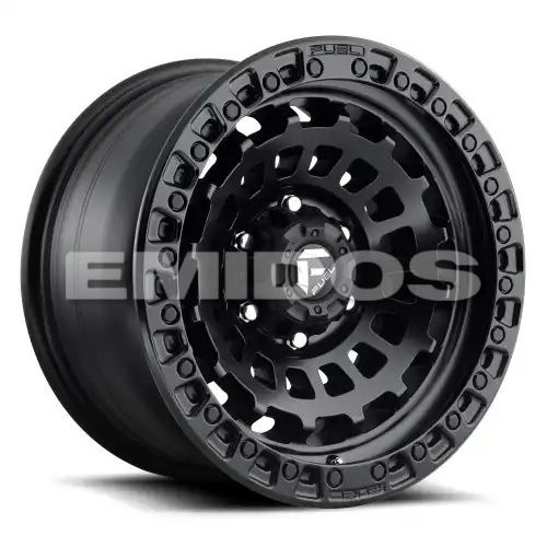 FUEL D633 ZEPHYR MATTE BLACK 5x114.3 17R 8 64.15 38