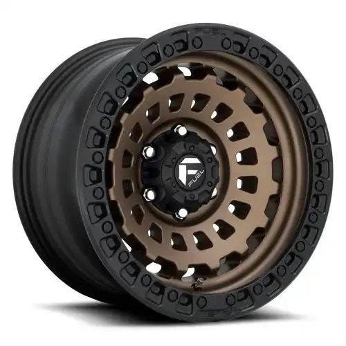 FUEL D634 ZEPHYR MATTE BRONZE BLACK BEAD RING 6x135 18R 9 87.1 -12