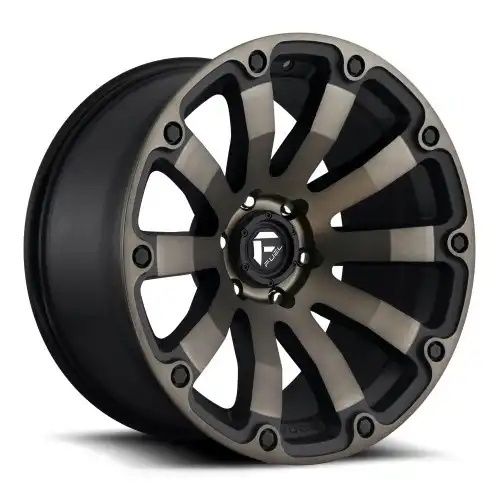 FUEL D636 DIESEL MATTE BLACK DOUBLE DARK TINT 6x139.7 20R 9 108 20