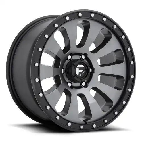 FUEL D648 TACTIC MATTE GUN METAL BLACK BEAD RING 5x127 18R 9 71.5 -12