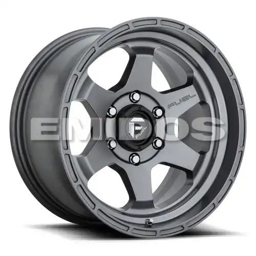 FUEL D665 SHOK MATTE ANTHRACITE 6x139.7 17R 9 106.1 1
