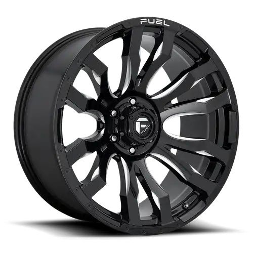 FUEL D673 BLITZ GLOSS BLACK MILLED 5x150 20R 9 110.1 20