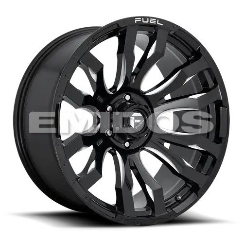 FUEL D673 BLITZ GLOSS BLACK MILLED 5x127 20R 9 71.5 1