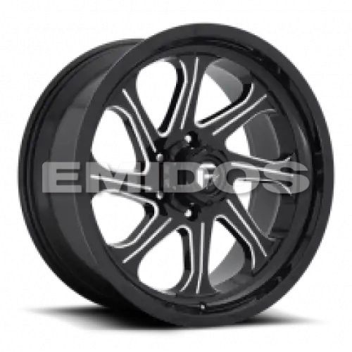 FUEL D676 SEEKER GLOSS BLACK MILLED 5x127 20R 9 71.5 1